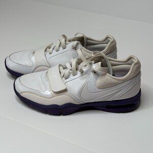 Nike Women Air Max Trainer One TR1 Sneaker Sz 8.5 White Purple Air Attack Pack